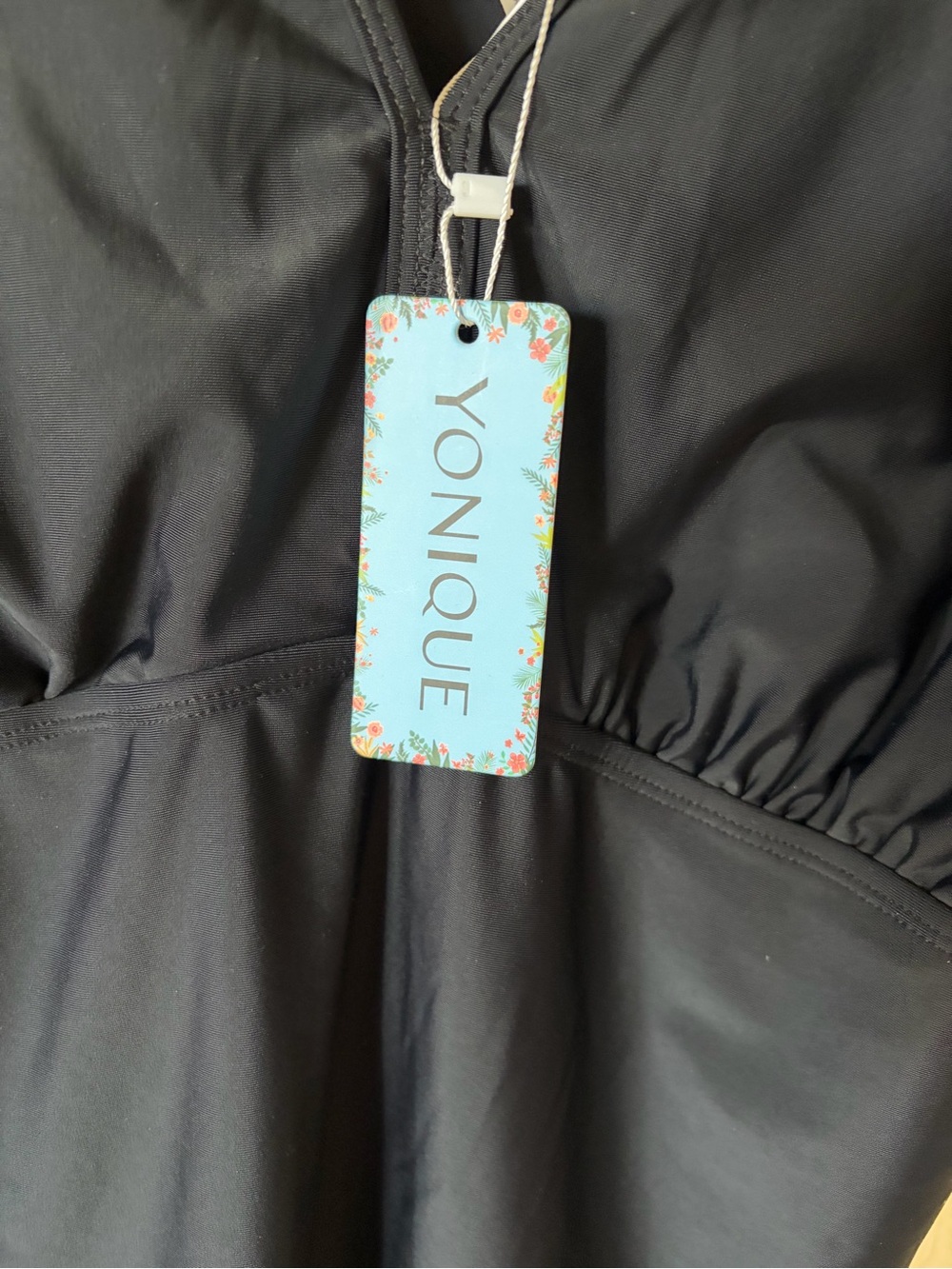 Younique Swim Tankini Black NWT plus size 22 - Picture 4 of 12